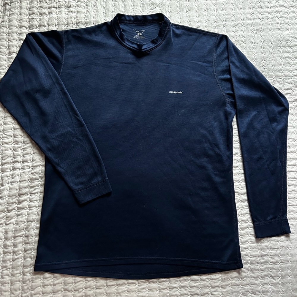Patagonia Men's Dark Blue Long Sleeve Tee